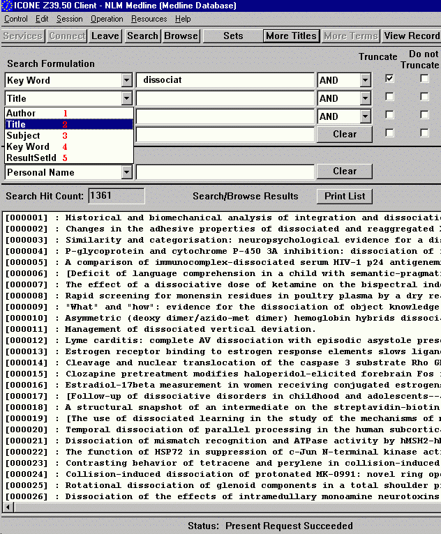 MedLine Query